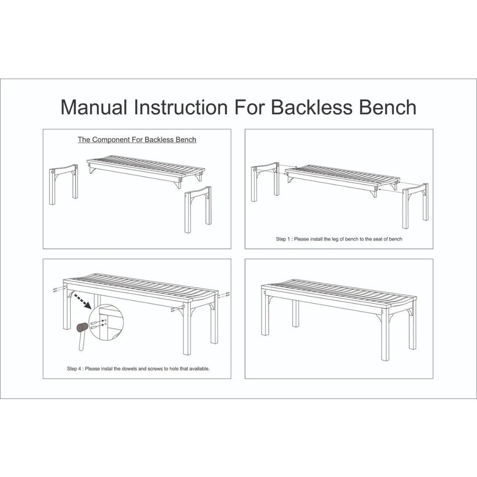 Giga Meubel Tuinbankje Teakhout - Naturel - 60cm - Bankje Madison 5 Giga Meubel Tuinbankje Teakhout - Naturel - 60cm - Bankje Madison - Afbeelding 3
