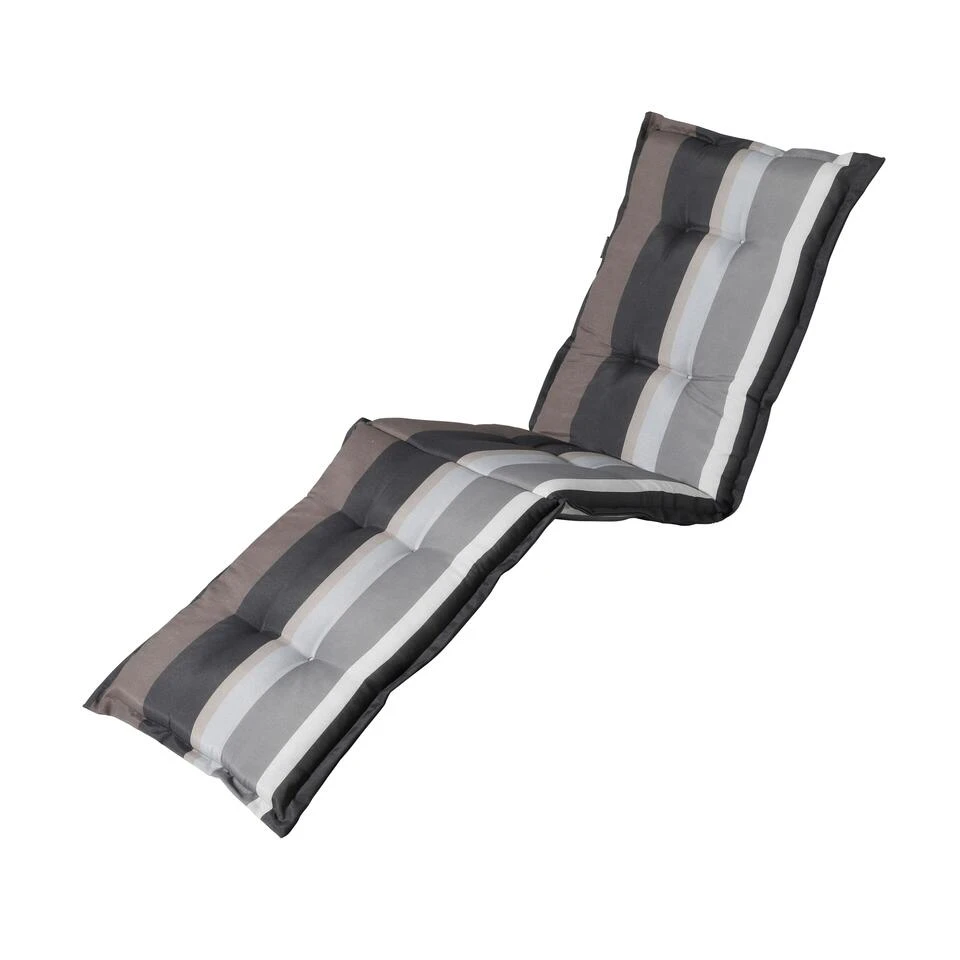 Madison Ligbedkussen - Stripe Grey - 200x60 - Grijs 3 Madison Ligbedkussen - Stripe Grey - 200x60 - Grijs