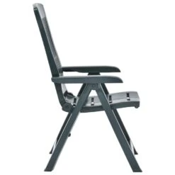 VidaXL Tuinstoelen 2 St Verstelbaar Kunststof Groen 8 VidaXL Tuinstoelen 2 St Verstelbaar Kunststof Groen -Tuin & Buiten 1000056517 0103