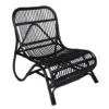 Giga Meubel Loungestoel Rotan Zwart - 65x71x78cm -Tuin & Buiten 1000057066