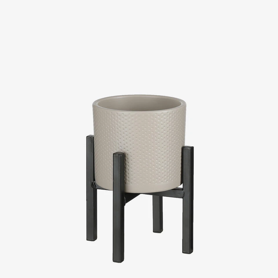 Mica Decorations Ascot Plantenstandaard L14 X B14 X H16 Cm Zwart 6 Mica Decorations Ascot Plantenstandaard L14 X B14 X H16 Cm Zwart - Afbeelding 4