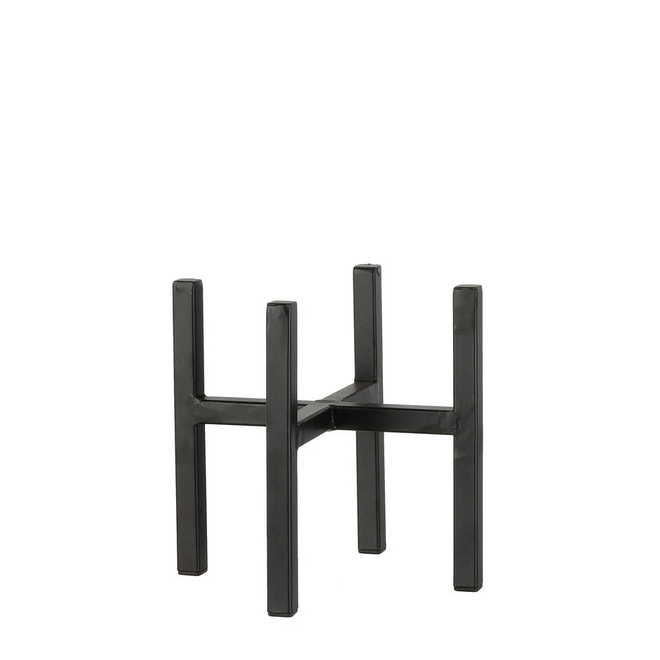 Mica Decorations Ascot Plantenstandaard L14 X B14 X H16 Cm Zwart 3 Mica Decorations Ascot Plantenstandaard L14 X B14 X H16 Cm Zwart