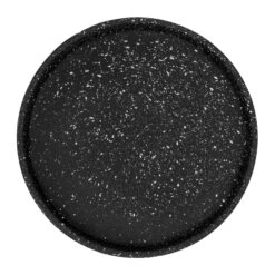 QUVIO Bloempot - 18x18 Cm - Keramiek - Zwart -Tuin & Buiten 1000071714 0101