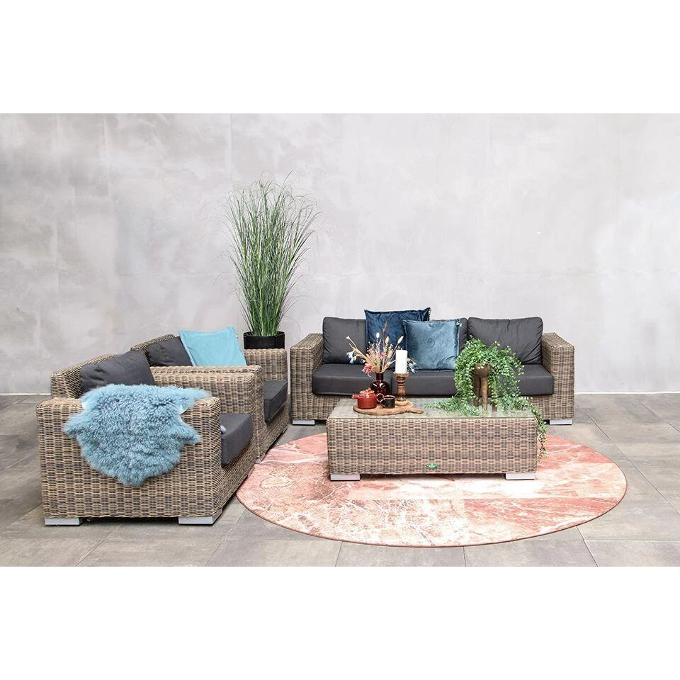 Fonteyn - Loungeset Queen - Cappuccino 5 Fonteyn - Loungeset Queen - Cappuccino - Afbeelding 3