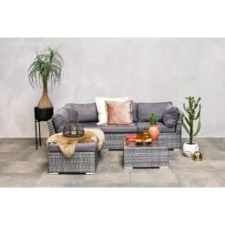 Fonteyn - Loungeset Palermo - Dark Grey
