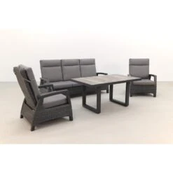 VDG Darwin Stoel-bank Loungeset Verstelbaar - Antraciet 9 VDG Darwin Stoel-bank Loungeset Verstelbaar - Antraciet -Tuin & Buiten 1000073152 0103