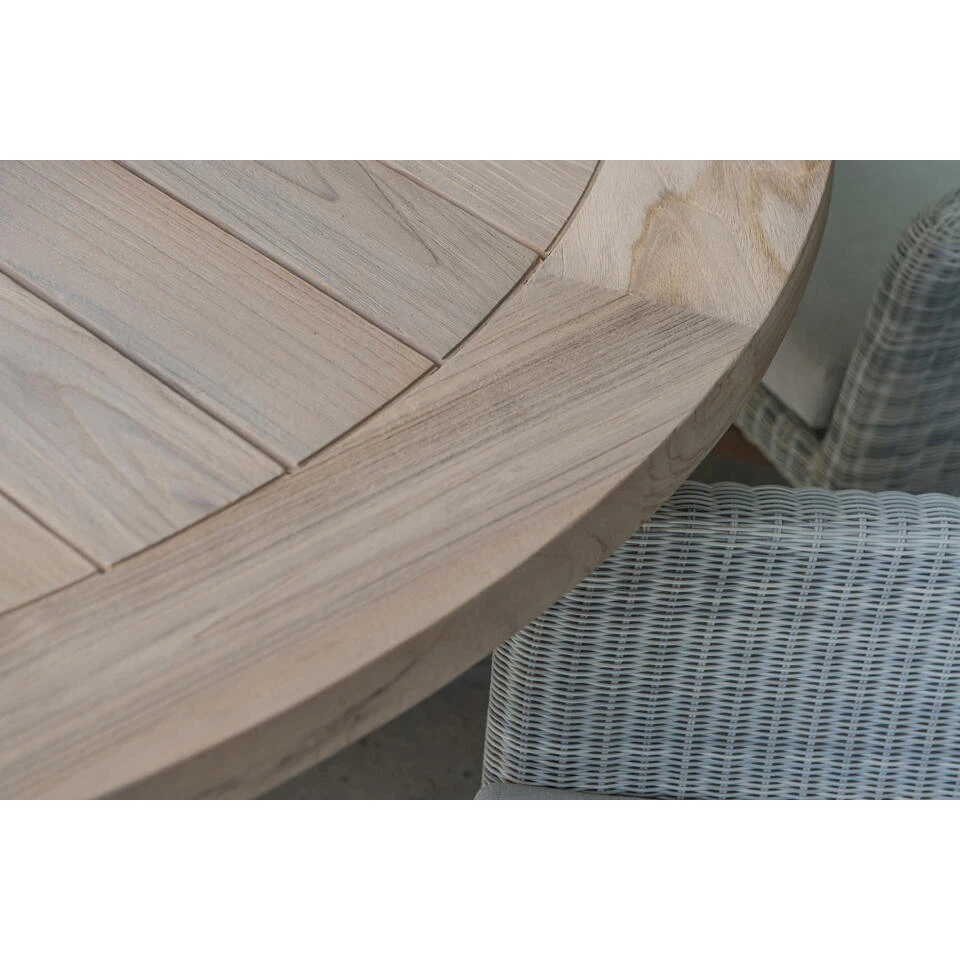 Taste Louvre Tuintafel Rond 160 Cm. + Draaiplateau 6 Taste Louvre Tuintafel Rond 160 Cm. + Draaiplateau - Afbeelding 4