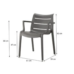 Scab Sunset Tuinstoel - Antraciet -Tuin & Buiten 1000074487 0101