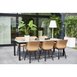 Hartman Sophie Element Dining Armstoel- Italian Terra - 4 St. -Tuin & Buiten 1000074502 0103