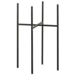 Mica Decorations Plantenstandaard - Verhoger - Zwart - H35 X B21 Cm