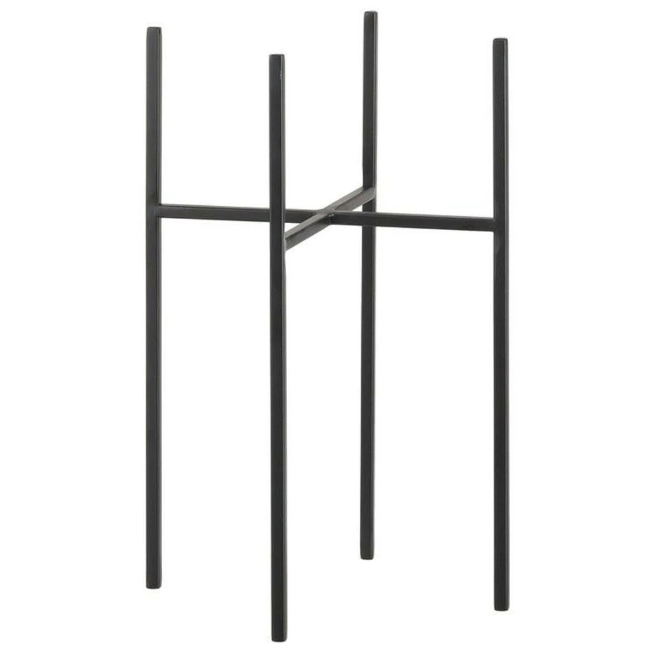 Mica Decorations Plantenstandaard - Verhoger - Zwart - H35 X B21 Cm 3 Mica Decorations Plantenstandaard - Verhoger - Zwart - H35 X B21 Cm