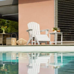 Tectake - Tuinstoel Joan Met Voetsteun En Tafel - Grijs 7 Tectake - Tuinstoel Joan Met Voetsteun En Tafel - Grijs -Tuin & Buiten 1000078033 0101