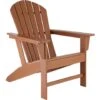 Tectake -tuinstoel Adirondack -Janis - Bruin -Tuin & Buiten 1000078043