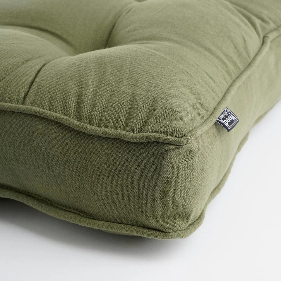 In The Mood Collection Tivoli Matraskussen - 45 X 45 Cm - Donkergroen 4 In The Mood Collection Tivoli Matraskussen - 45 X 45 Cm - Donkergroen - Afbeelding 2