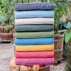 Madison - Bankkussen 110x48 - Blauw - Sea Blue Recycled Canvas -Tuin & Buiten 1000081697 0101