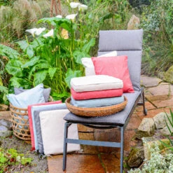 Madison - Bankkussen 110x48 - Zilver - Silver Recycled Canvas -Tuin & Buiten 1000081729 0103