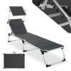 Tectake -ligbed Lorella - Aluminium- Incl. Verwisselbaar Hoofdkussen-grijs 1 Tectake -ligbed Lorella - Aluminium- Incl. Verwisselbaar Hoofdkussen-grijs -Tuin & Buiten 1000082533