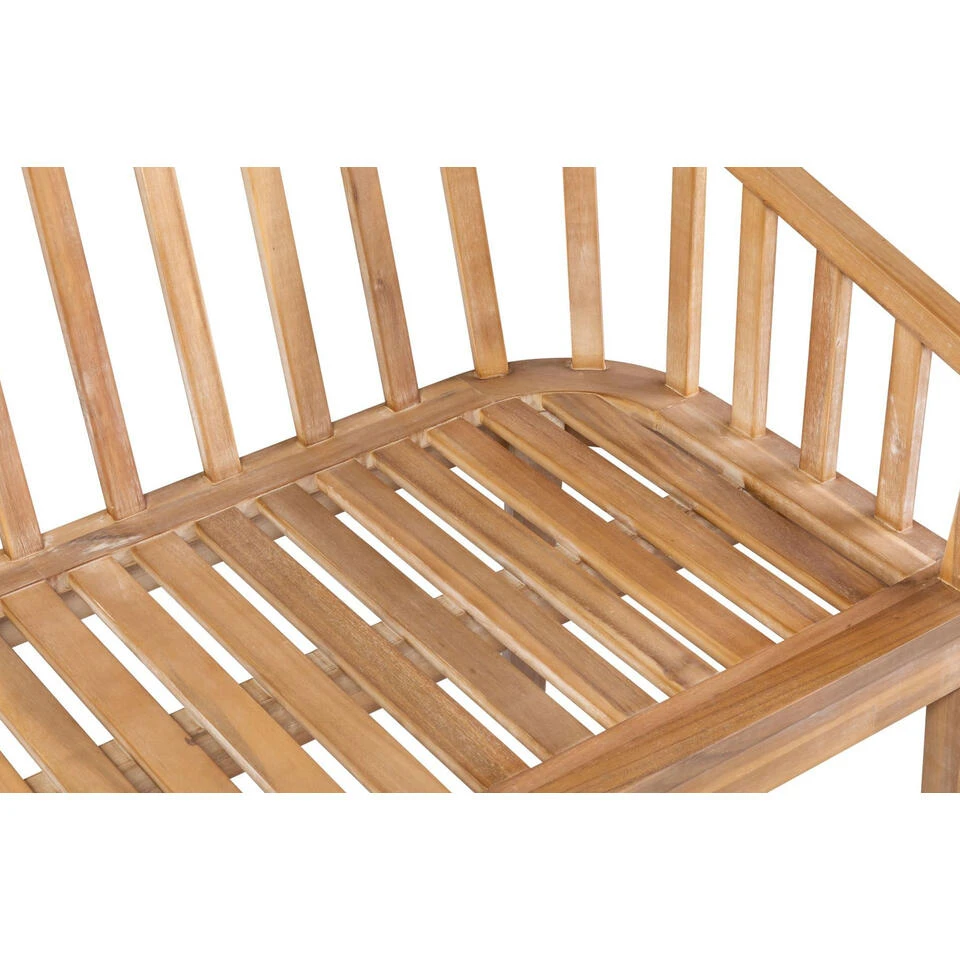 Exotan Tuinbank Lilly - Acacia - White Wash - 81x123x65 6 Exotan Tuinbank Lilly - Acacia - White Wash - 81x123x65 - Afbeelding 4