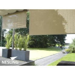Nesling Rolgordijn Breed 2,48 X 2,4m - Gebroken Wit -Tuin & Buiten 1000083849 0103