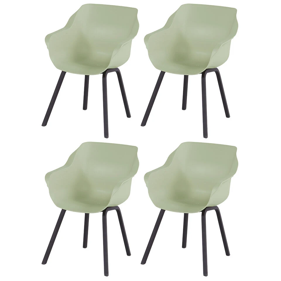 Hartman Sophie Element Dining Armstoel- French Green - 4 St. 3 Hartman Sophie Element Dining Armstoel- French Green - 4 St.