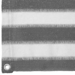 Tectake - Balkonscherm - Variant 2 - 75 Cm Wit/grijs -Tuin & Buiten 1000085771 0103
