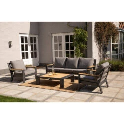 Exotan Fauteuil Buiten - Aluminium - Antraciet - Set Van 2 7 Exotan Fauteuil Buiten - Aluminium - Antraciet - Set Van 2 -Tuin & Buiten 1000090467 0102