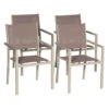 Happy Garden Buitenstoelen - Bruin - Aluminium 2 Happy Garden Buitenstoelen - Bruin - Aluminium -Tuin & Buiten 1000092411