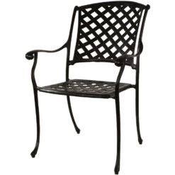 Tuinstoel Westminster - Aluminium - Zwart -Tuin & Buiten 1000093879 0101