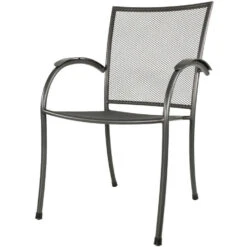 Tuinstoel Nordic - Metaal - Grijs -Tuin & Buiten 1000093881 0101