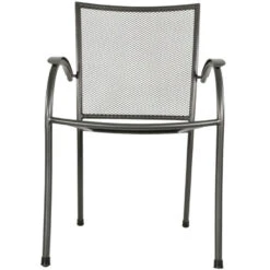 Tuinstoel Nordic - Metaal - Grijs -Tuin & Buiten 1000093881 0102