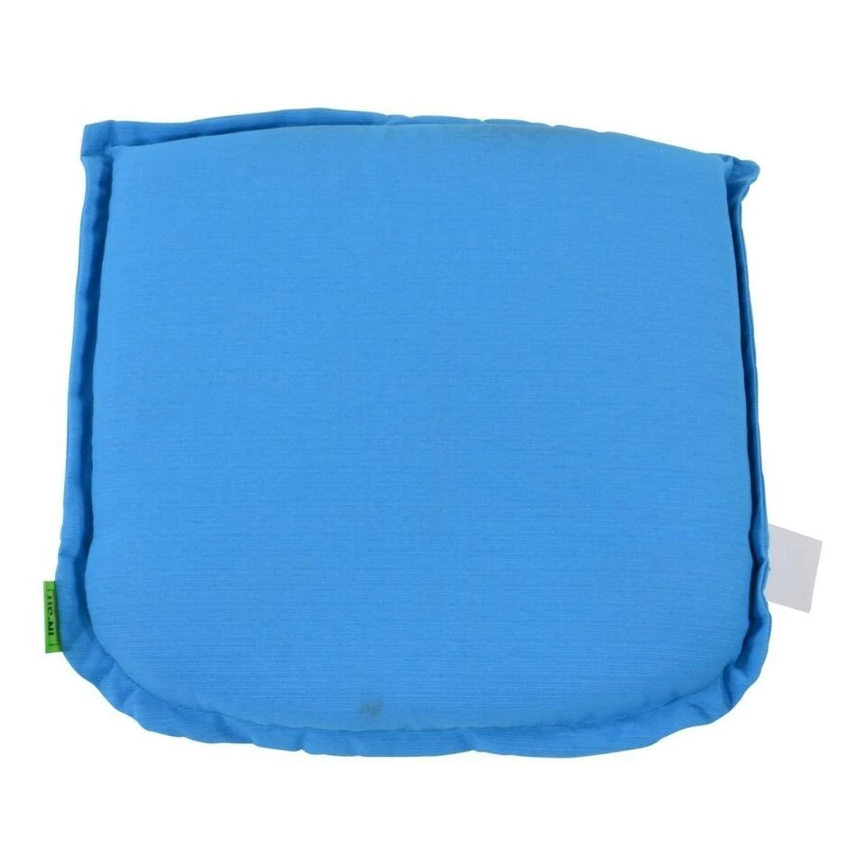 Boston Zitkussen - Vierkant - Stof - Blauw 6 Boston Zitkussen - Vierkant - Stof - Blauw - Afbeelding 4