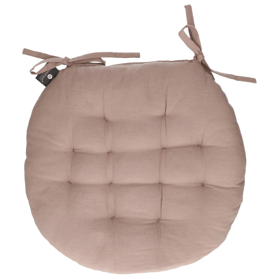 Atmosphera Stoelkussen - Taupe - Katoen - 38 X 6.5 Cm - Zitkussen 3 Atmosphera Stoelkussen - Taupe - Katoen - 38 X 6.5 Cm - Zitkussen