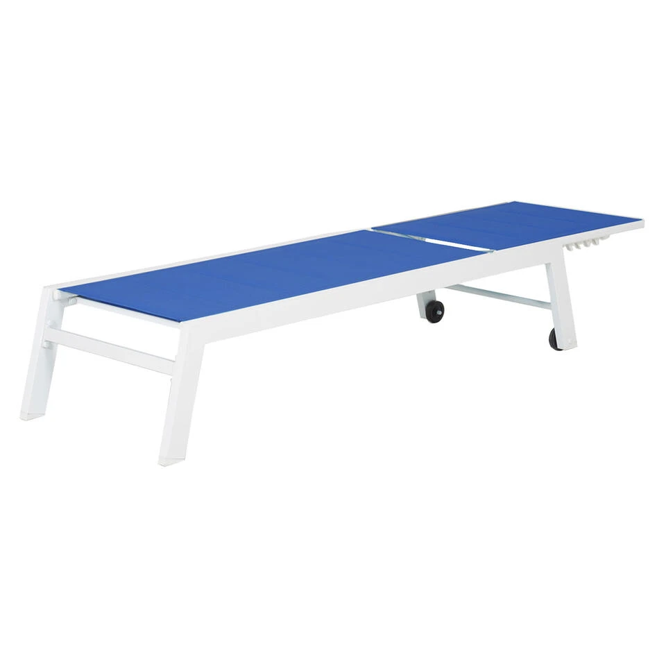 Happy Garden Zonnebedden BARBADOS - Blauw - Aluminium 4 Happy Garden Zonnebedden BARBADOS - Blauw - Aluminium - Afbeelding 2