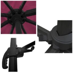 Happy Garden Schaduwzeilen MOLOKAI - Roze - Aluminium -Tuin & Buiten 1000094890 0103