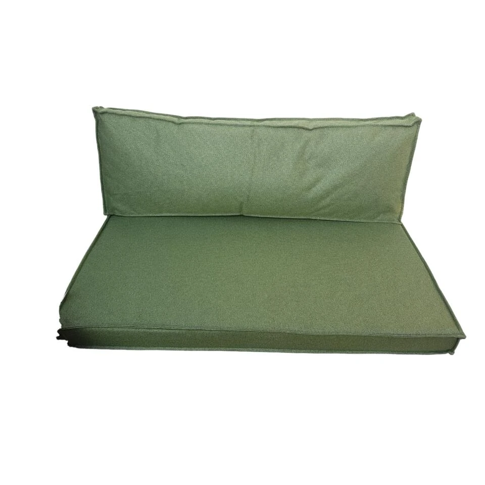 2L Home&Garden Palletkussen ''Solid'' Olijf 120x80cm 4 2L Home&Garden Palletkussen ''Solid'' Olijf 120x80cm - Afbeelding 2