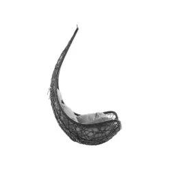 Beliani Hangstoel ATRI - Zwart Pe Rotan 9 Beliani Hangstoel ATRI - Zwart Pe Rotan -Tuin & Buiten 1000096793 0103