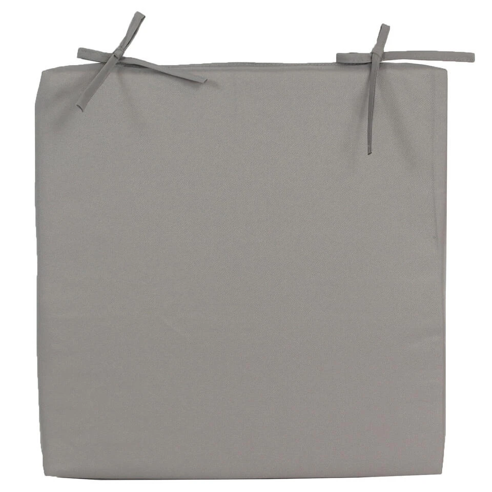 Anna's Collection Bank-sier Kussen - Grijs - 40 X 40 Cm 3 Anna's Collection Bank-sier Kussen - Grijs - 40 X 40 Cm