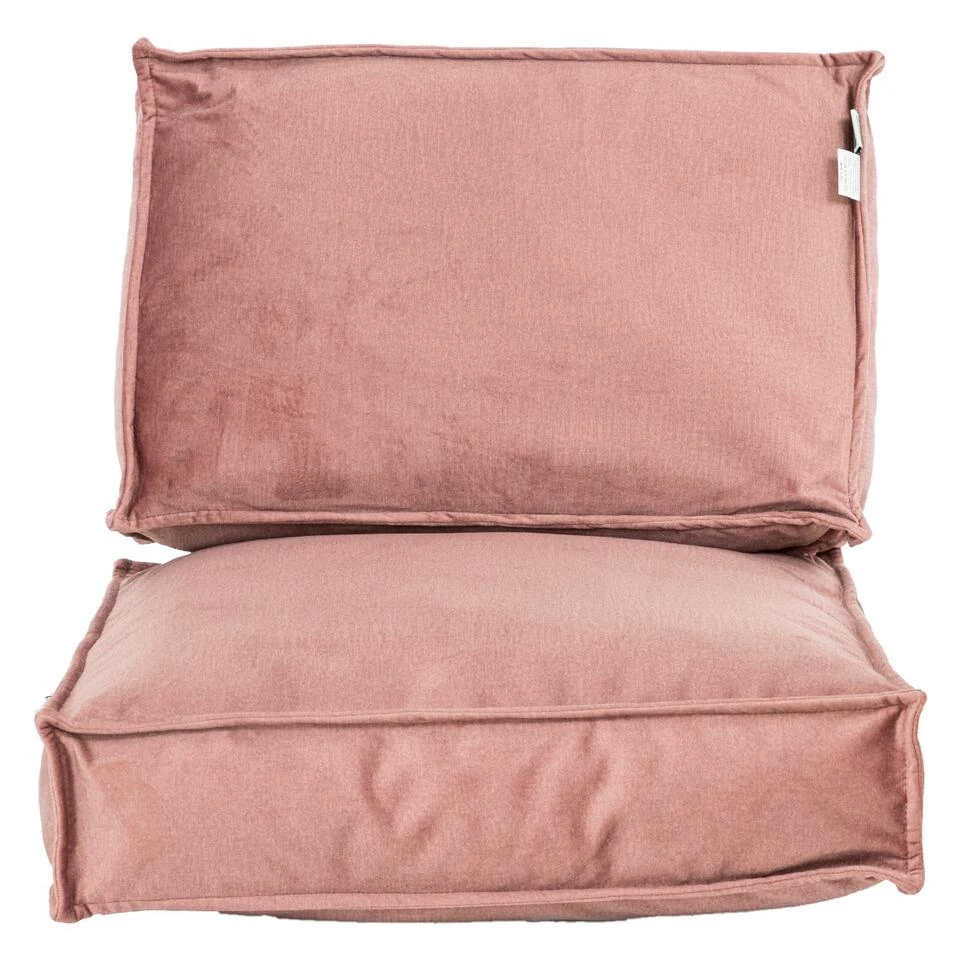 2L Home & Garden Loungekussenset Velvet Oude Roze - 2 Delig 5 2L Home & Garden Loungekussenset Velvet Oude Roze - 2 Delig - Afbeelding 3