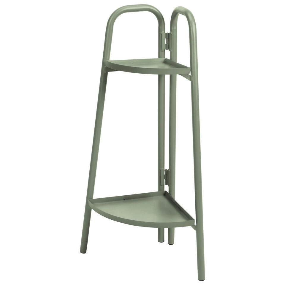 Pro Garden Plantenrek- Groen - Metaal - 26 X 26 X 70 Cm - Inklapbaar 3 Pro Garden Plantenrek- Groen - Metaal - 26 X 26 X 70 Cm - Inklapbaar