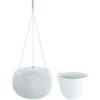 Prosperplast Prosperplats Bloempot Splofy Hangend - Wit - Kunststof - 29 Cm -Tuin & Buiten 1134559871