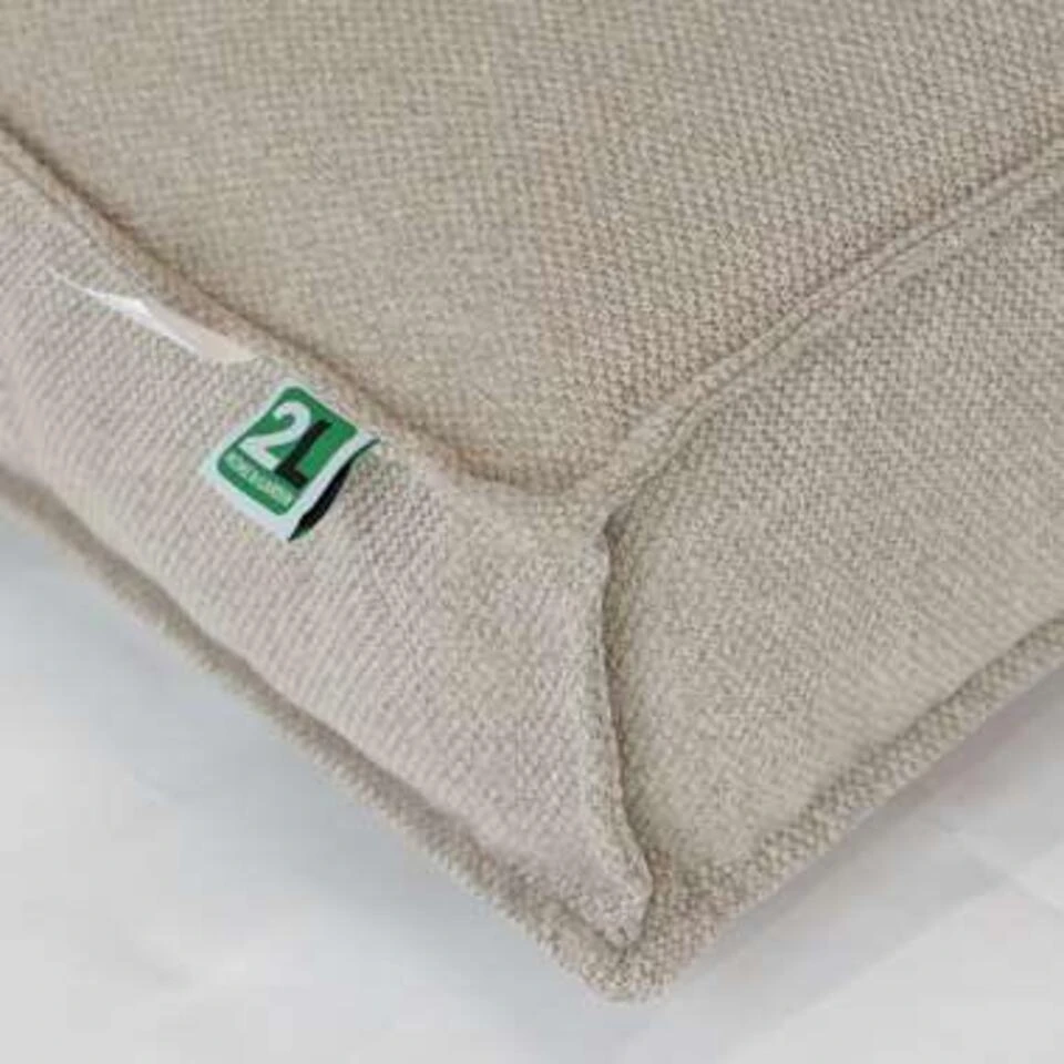 2L Home & Garden Loungekussen Metro Lounge Beige - 60 X 60cm 6 2L Home & Garden Loungekussen Metro Lounge Beige - 60 X 60cm - Afbeelding 4
