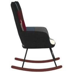 VidaXL Schommelstoel Patchwork Stof -Tuin & Buiten 124bf4257c1040aabf363404df1f7373