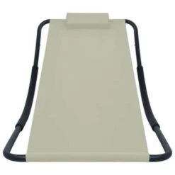 VidaXL Tuinbed 200x90 Cm Staal Crème -Tuin & Buiten 1259650400 0101