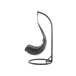 Beliani Hangstoel ATRI - Zwart Pe Rotan 9 Beliani Hangstoel ATRI - Zwart Pe Rotan -Tuin & Buiten 1293314011 0103