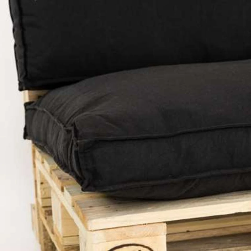 Unique Living Tuinbankkussen Luana Zwart - 120 X 40 Cm 6 Unique Living Tuinbankkussen Luana Zwart - 120 X 40 Cm - Afbeelding 4