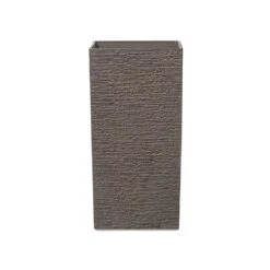 Beliani Plantenbak Voor Buiten GAZA - Bruin Stenenmix