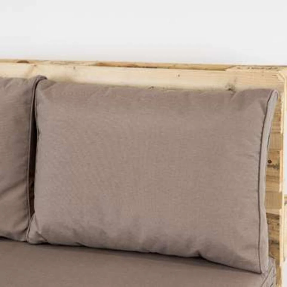 Madison Palletkussenset Lounge Taupe - 3 Delig 4 Madison Palletkussenset Lounge Taupe - 3 Delig - Afbeelding 2