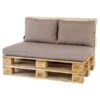 Madison Palletkussenset Lounge Taupe - 3 Delig -Tuin & Buiten 1358001214