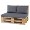 Madison Palletkussen Lounge Panama Grijs - 120 X 80cm -Tuin & Buiten 1362638984
