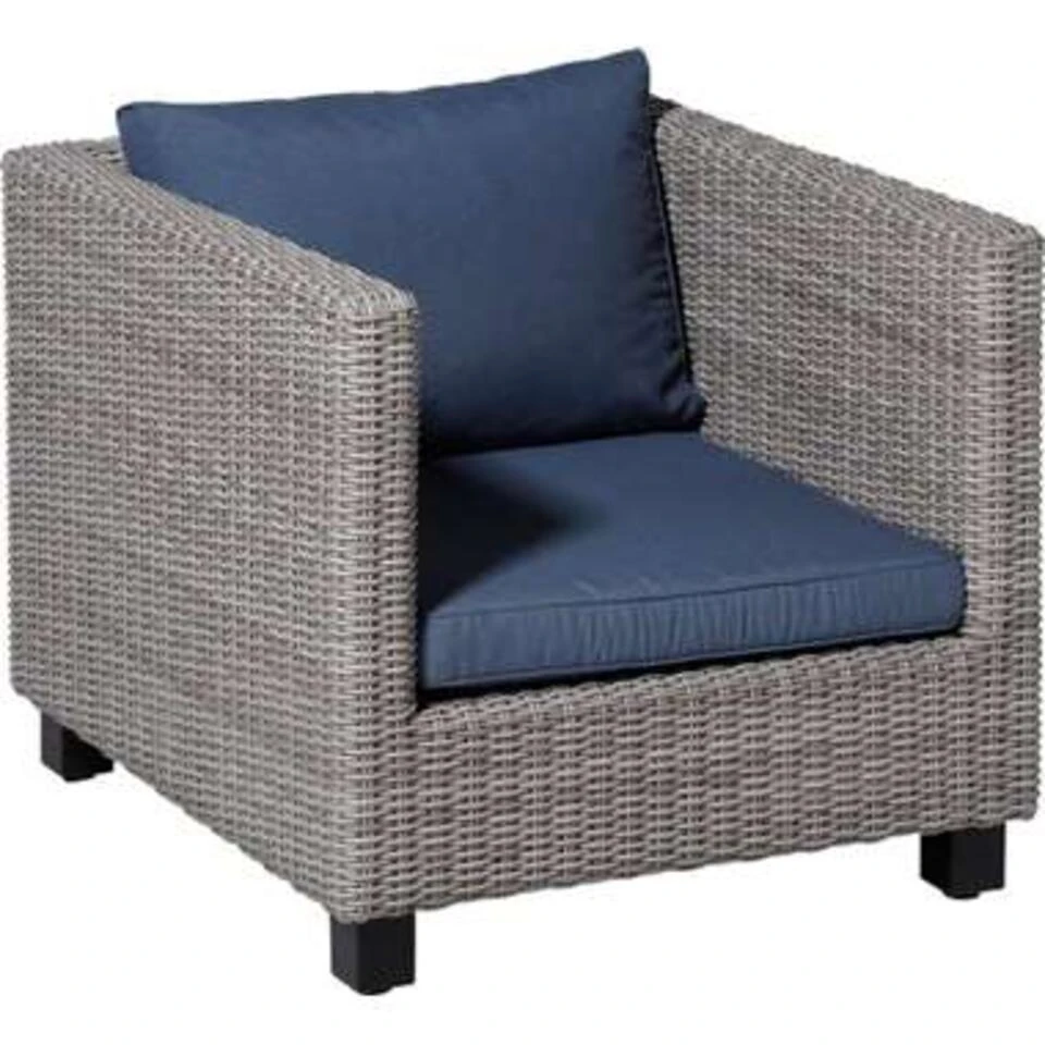 Madison Loungeset Kussen Panama Blauw - 60 X 60cm 4 Madison Loungeset Kussen Panama Blauw - 60 X 60cm - Afbeelding 2